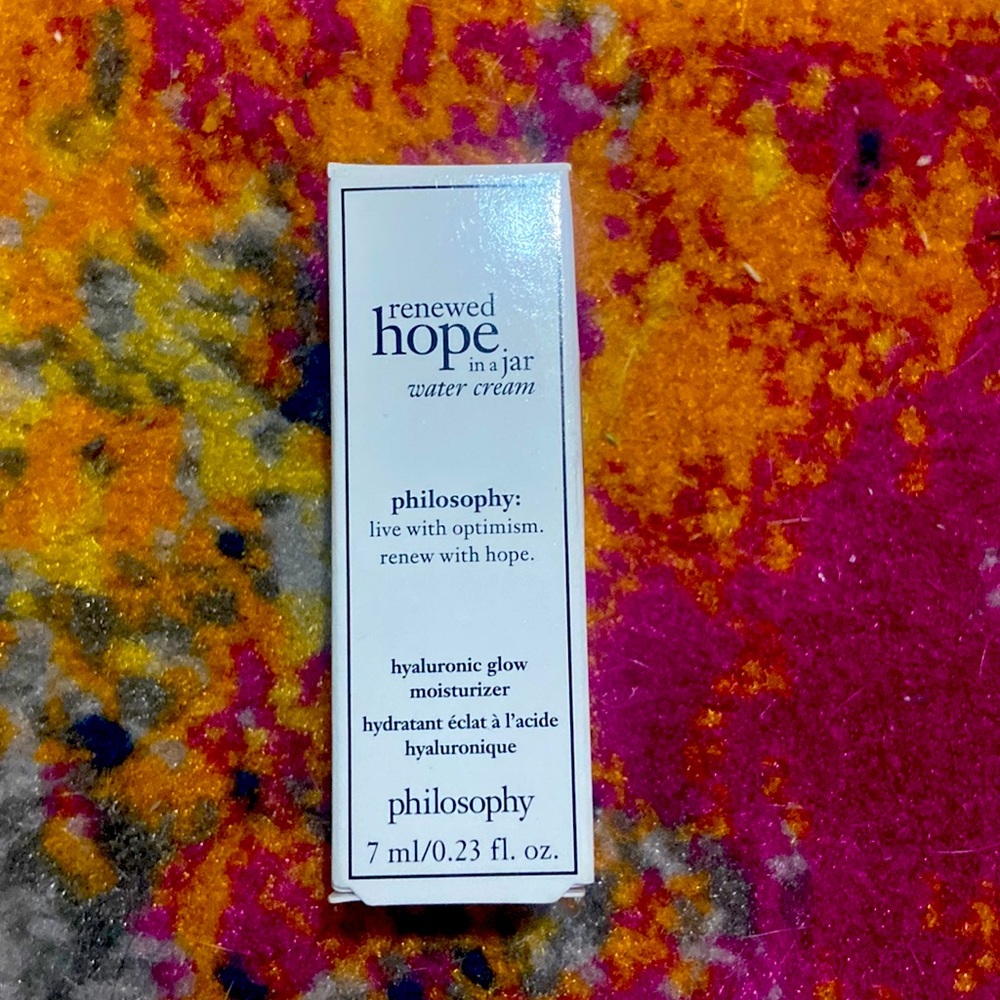 philosophy renewed hope in a jar - water cream